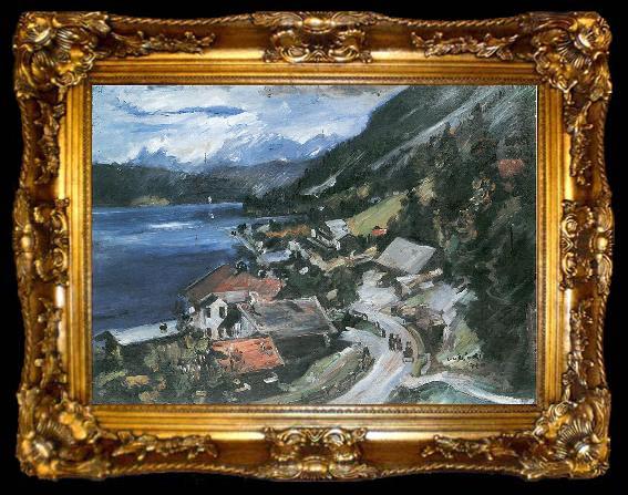 framed  Lovis Corinth Walchensee, Serpentine, ta009-2