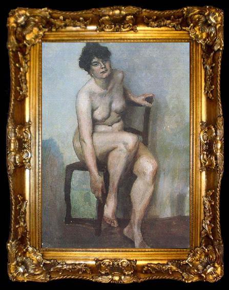 framed  Lovis Corinth Nude Female, ta009-2