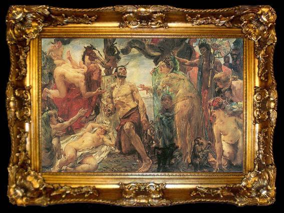 framed  Lovis Corinth Versuchung des heiligen Antonius, ta009-2