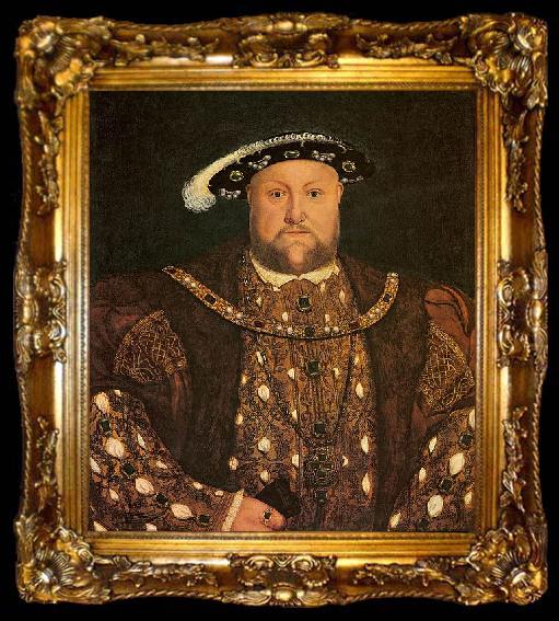 framed  Lucas Horenbout Henry VIII, ta009-2