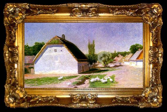 framed  Ludwik de Laveaux Summer in Bronowice, ta009-2