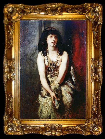 framed  Makart, Hans An Egyptian Princess, ta009-2