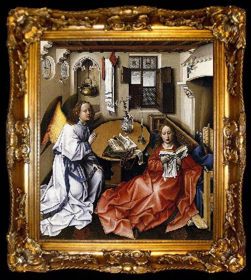 framed  Master Of Flemalle Merode Altarpiece, ta009-2