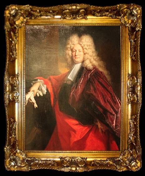 framed  Nicolas de Largilliere An Alderman of Paris, ta009-2