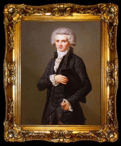 framed  Palace of Versailles Portrait of Maximilien Robespierre, ta009-2