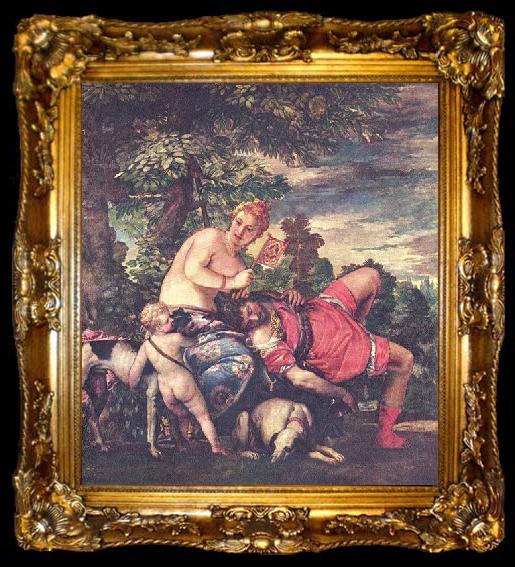 framed  Paolo Veronese Venus und Adonis, ta009-2