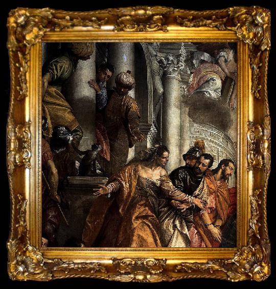 framed  Paolo Veronese Saints Mark and Marcellinus being led to Martyrdom, ta009-2