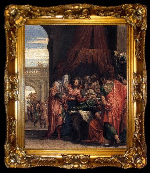 framed  Paolo Veronese Raising of the Daughter of Jairus, ta009-2