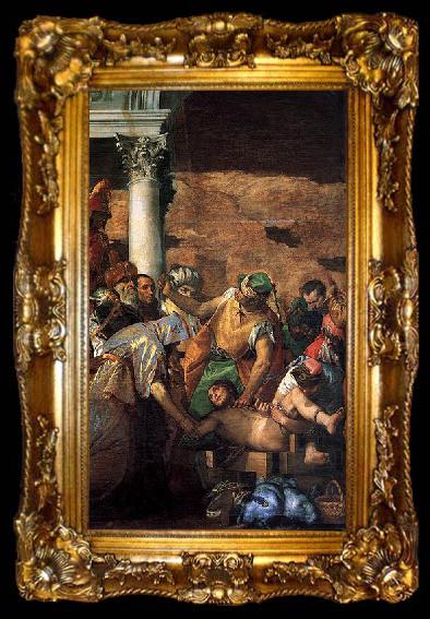 framed  Paolo Veronese Martyrdom of Saint Sebastian, ta009-2