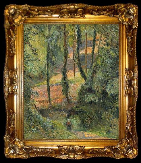 framed  Paul Gauguin Sous Bois, ta009-2