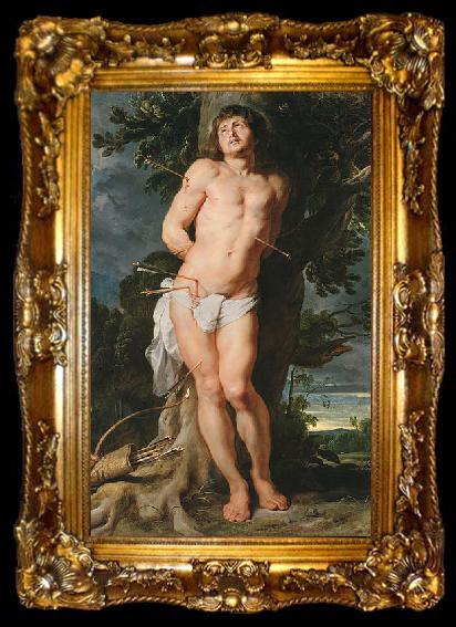 framed  Peter Paul Rubens Der heilige Sebastian, ta009-2