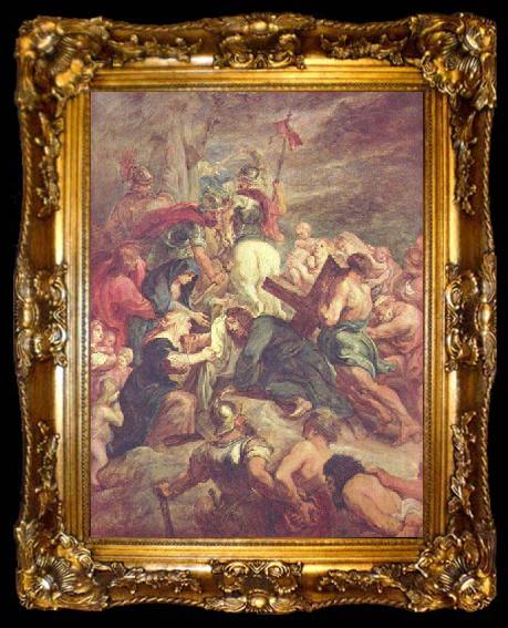 framed  Peter Paul Rubens Kreuztragung Christi, ta009-2