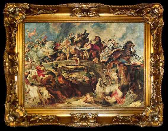 framed  Peter Paul Rubens Amazonenschlacht, ta009-2