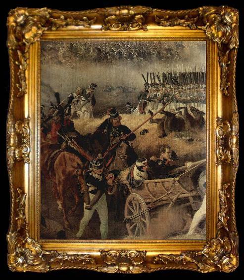 framed  Peter von Hess Die Schlacht bei Borodino, ta009-2
