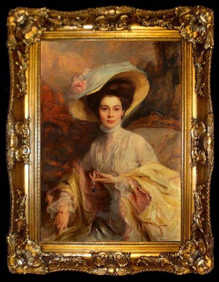 framed  Philip Alexius de Laszlo Crown Princess Cecilie of Prussia, ta009-2