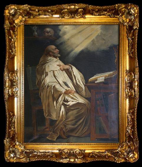framed  Philippe de Champaigne Saint Bernard Philippe de Champaigne  Saint Etienne du Mont, ta009-2