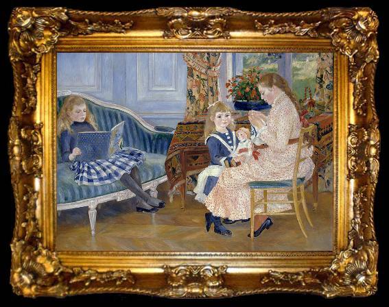 framed  Pierre-Auguste Renoir Children