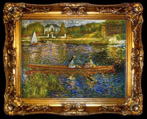 framed  Pierre-Auguste Renoir The Skiff, ta009-2