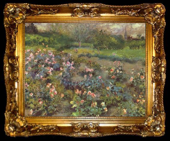 framed  Pierre-Auguste Renoir Rosenhain, ta009-2