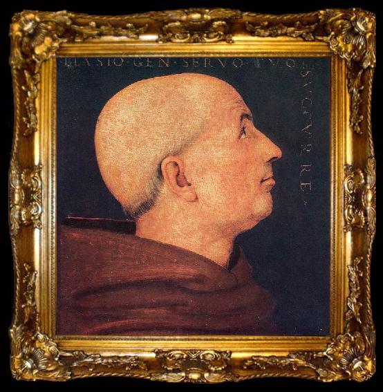 framed  Pietro Perugino Don Biagio Milanesi, ta009-2