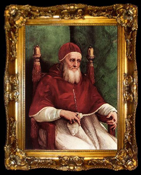 framed  RAFFAELLO Sanzio Portrait of Julius II, ta009-2