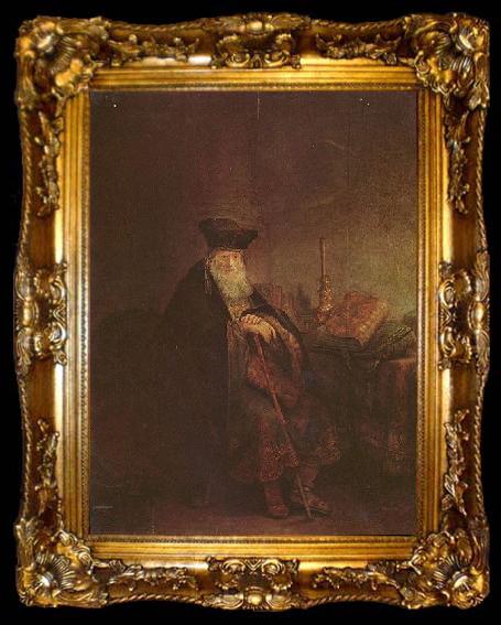 framed  Rembrandt Peale Biblische Gestalt, ta009-2