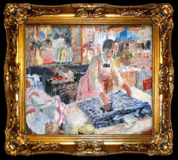 framed  Rik Wouters Ironing, ta009-2