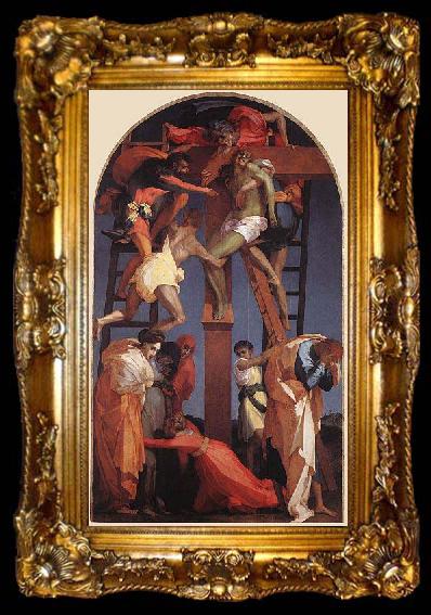 framed  Rosso Fiorentino Descent from the Cross, ta009-2