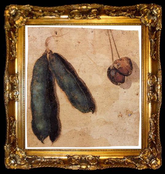 framed  Simone Peterzano Peapods and Cherries, ta009-2