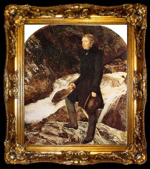 framed  Sir John Everett Millais John Ruskin, portrait, ta009-2