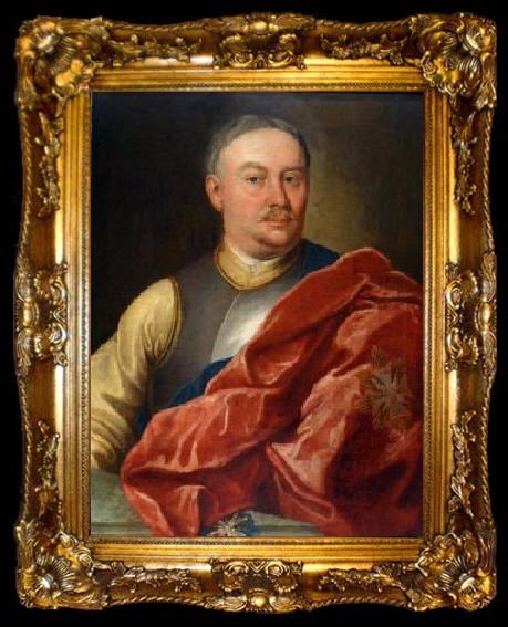 framed  Szymon Czechowicz Portrait of Jakub Narzymski, voivode of Pomerania, ta009-2