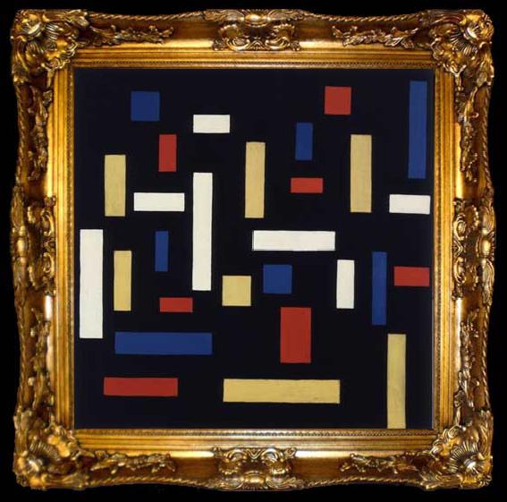 framed  Theo van Doesburg Composition VII (The Three Graces)., ta009-2