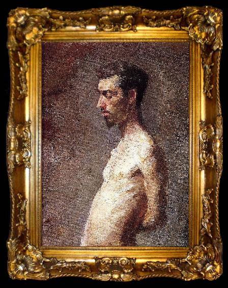 framed  Thomas Eakins Portrait of J. Laurie Wallace, ta009-2