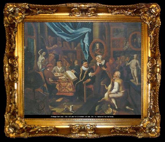framed  Thomas Girtin The collector of tithes, ta009-2