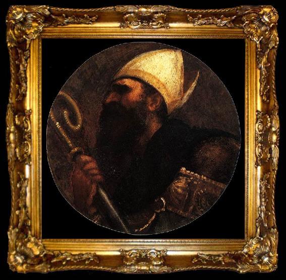 framed  Titian St Augustine, ta009-2