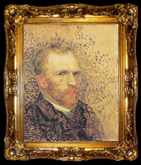 framed  Vincent Van Gogh Self portrait, ta009-2