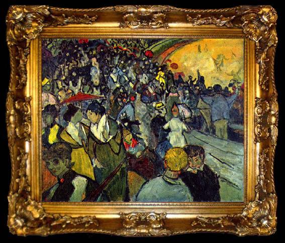 framed  Vincent Van Gogh Die Arenen von Arles, ta009-2