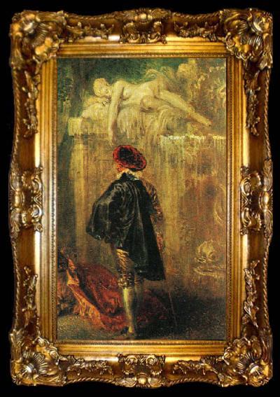 framed  WATTEAU, Antoine Elyssees, ta009-2