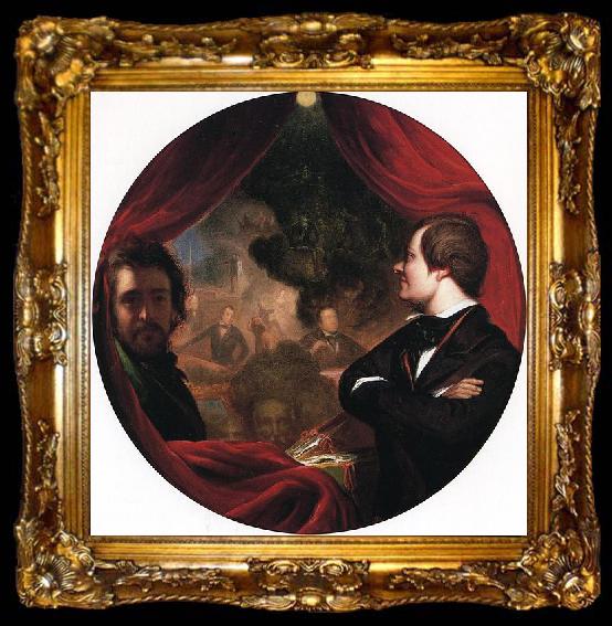 framed  William James Hubard Mann S. Valentine and the Artist, ta009-2