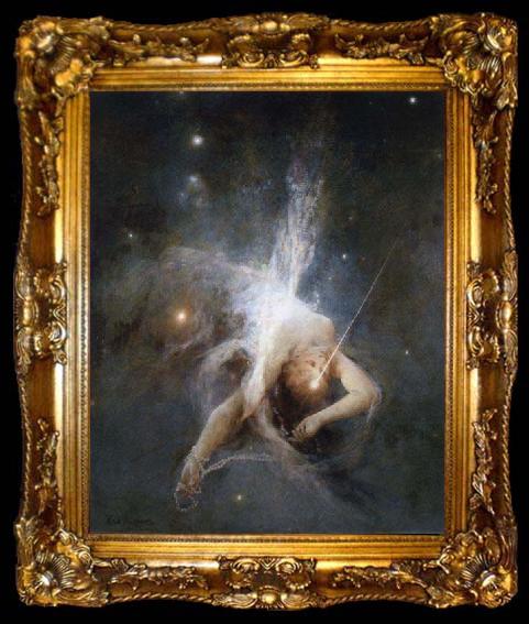 framed  Witold Pruszkowski Falling star, ta009-2
