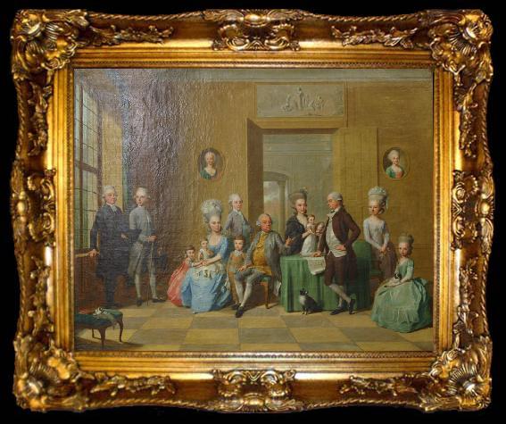 framed  johann tischbein The Souchay Family, ta009-2
