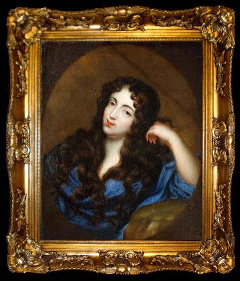 framed  unknow artist Portrait of Marie Casimire d