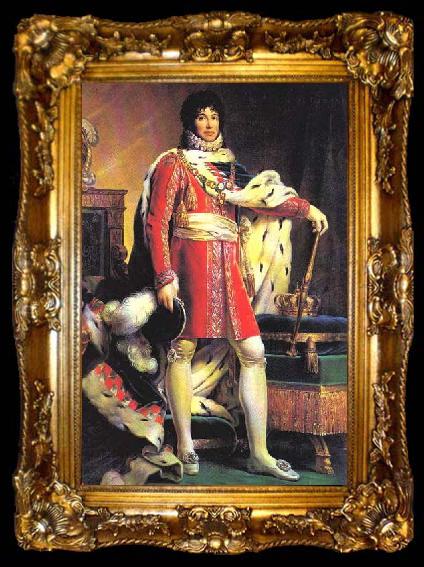 framed  unknow artist Joachim Murat avec le collier de l