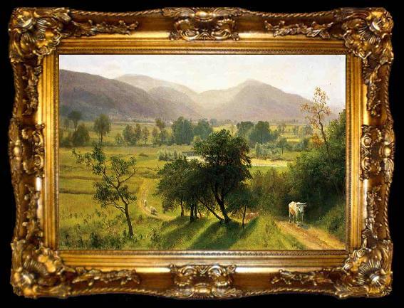 framed  Albert Bierstadt Conway Valley New Hampshire, ta009-2
