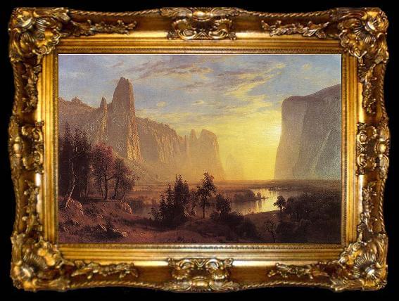 framed  Albert Bierstadt Yosemite Valley, Yellowstone Park, ta009-2