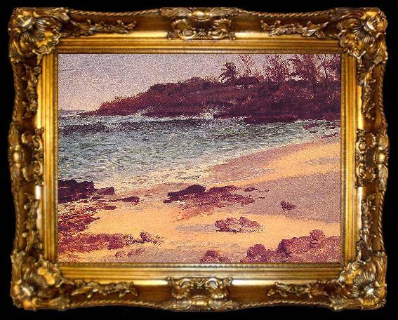 framed  Albert Bierstadt Bahama_Cove, ta009-2