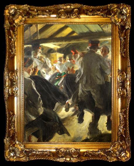 framed  Anders Zorn Dance in the Gopsmorkate, ta009-2