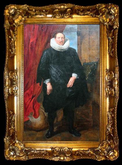 framed  Anthony Van Dyck Portrait of a Man, ta009-2