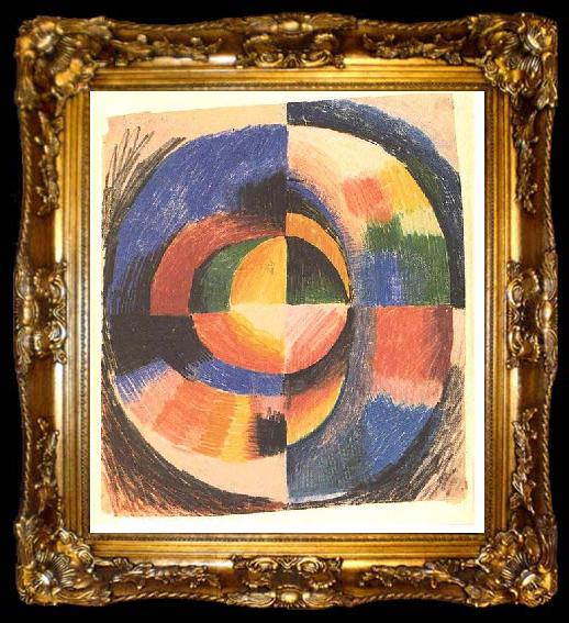 framed  August Macke Colour circle, ta009-2