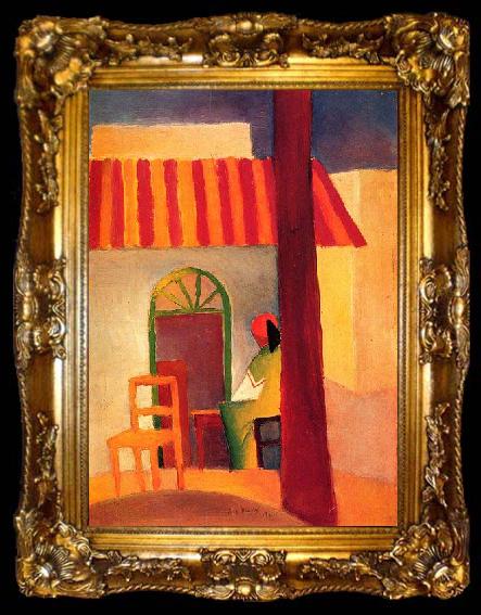 framed  August Macke Turkisches Cafe (I), ta009-2